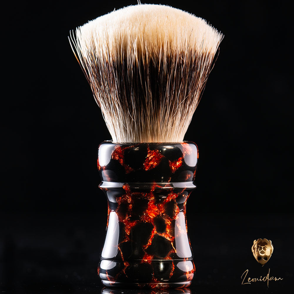 Handmade Shaving Brush "Molten Core" 26/28mm
