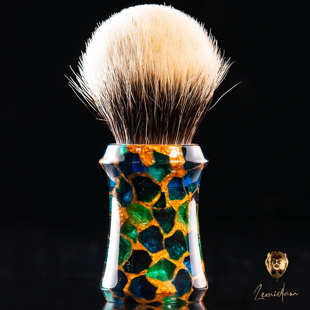 Versandbereit - Handgemachter Rasierpinsel "Horus" 28mm