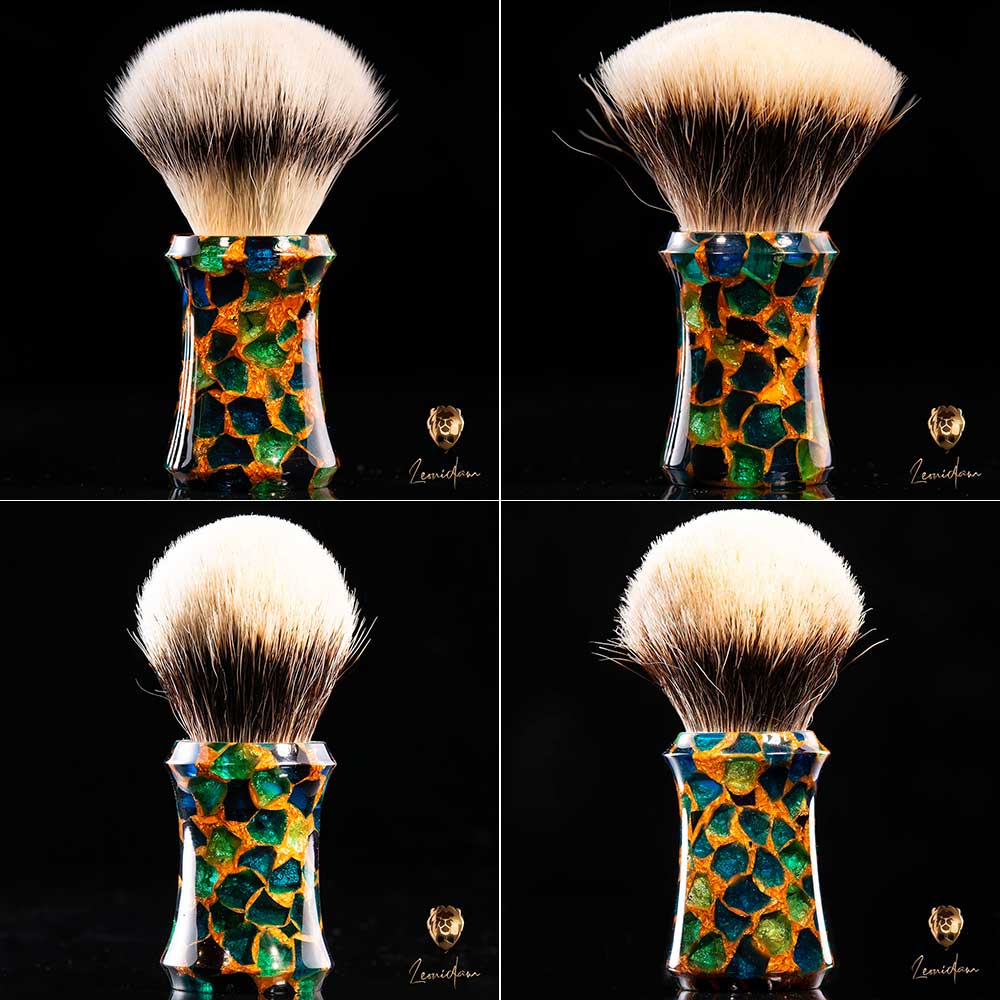 Pennello da barba artigianale "Horus" 26/28mm