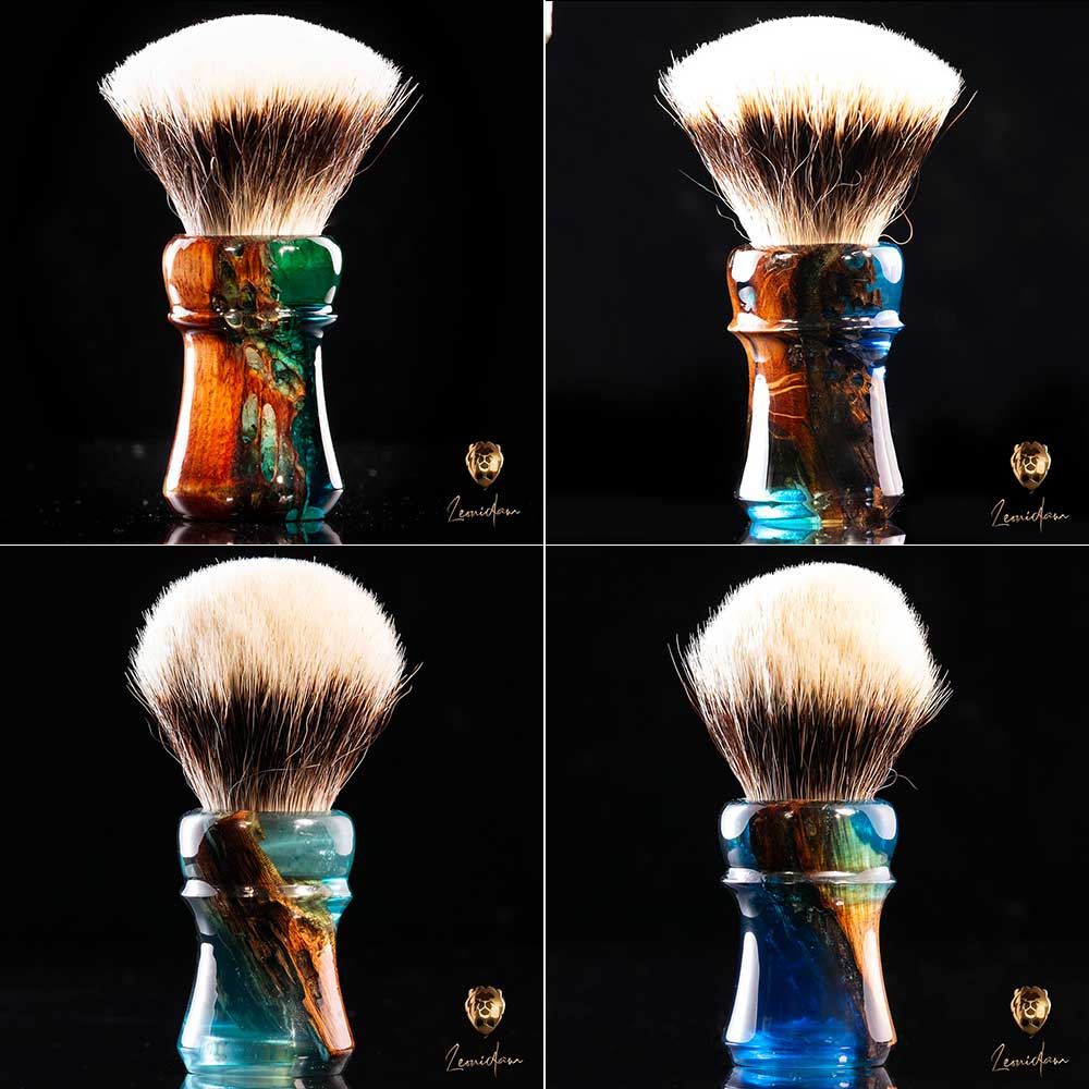 Pennello da barba artigianale "Laguna" 26/28mm