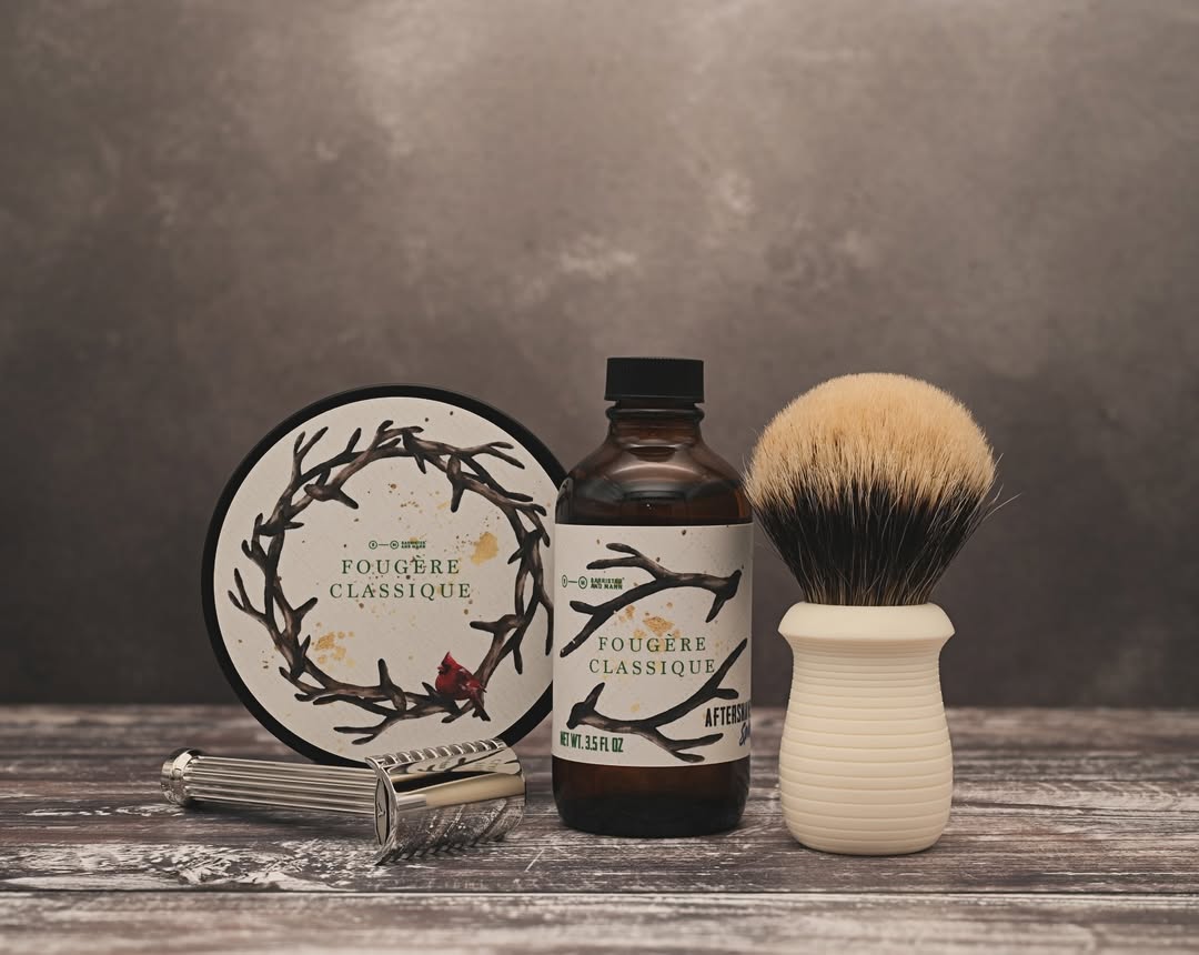 Pennello da barba artigianale "Nest" 26/28mm