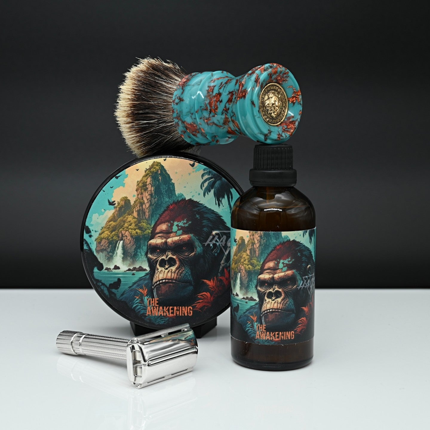 Handgemachter Rasierpinsel "Tumultus" 26/28mm