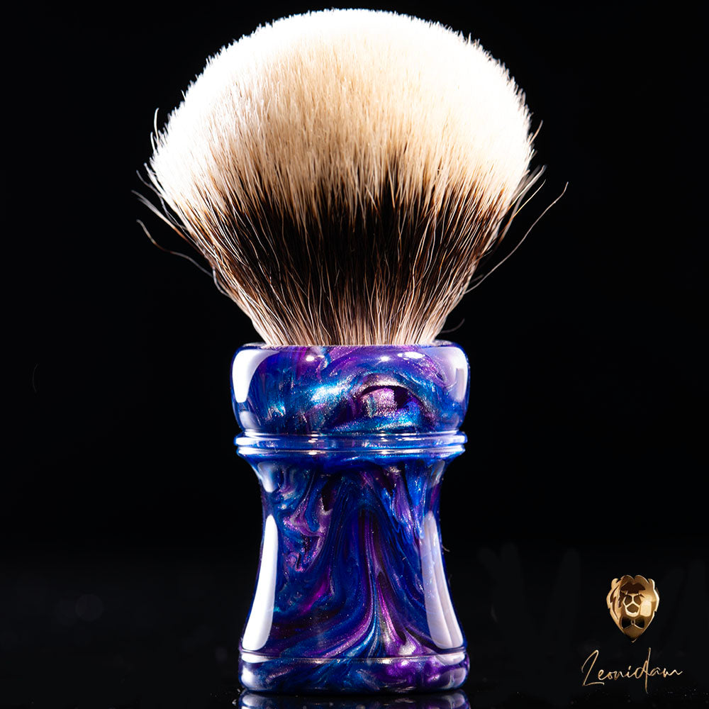 Pennello da barba artigianale "Purple Rain" 28mm | 170€ - 220€