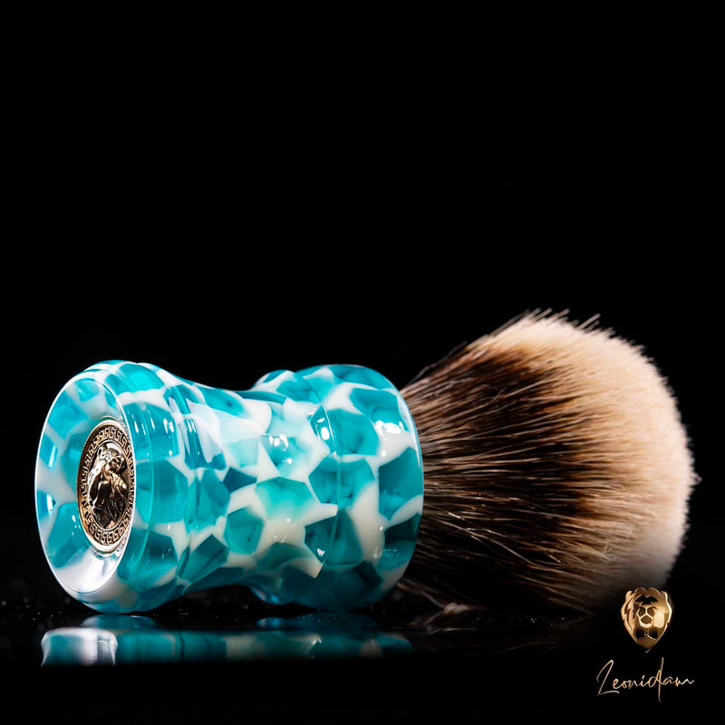 Pennello da barba artigianale "Santorini" 26/28mm